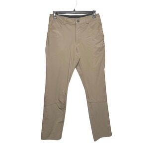 Born Primitive Mens 34x33 Tactical Outdoor Performance Hiking Pants Khaki Brown